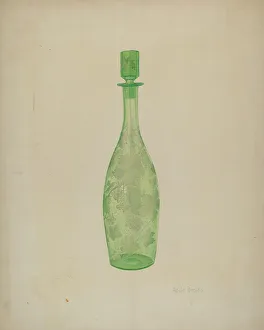 Liquor Bottle, c. 1939. Creator: Adele Brooks