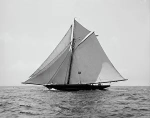 Yacht Race Prints: Liris, 1891. Creator: Johns Johnston