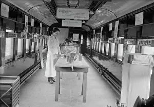 Showing Prints: L.I.R.R. Food Train, 1918. Creator: Bain News Service
