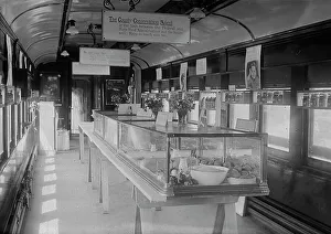 Railway Carriage Prints: L.I.R.R. Food Train, 1918. Creator: Bain News Service