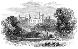 Lismore Castle, Ireland, visited by Prince Arthur, 1869. Creator: Unknown