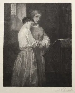 The Listeners, 1887. Creator: William Baxter Palmer Closson (American, 1848-1926)