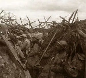 Front Line Trench Prints: Listening post, front line, c1914-c1918
