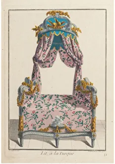 Lit a la Turque, ca 1788. Creator: La Mesangere, Pierre de (1761-1831)