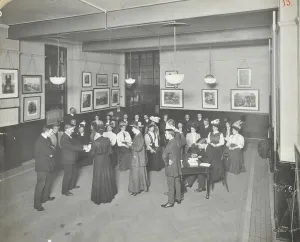 Blackheath Prints: Literature class, Blackheath Road Evening Institute, London, 1908