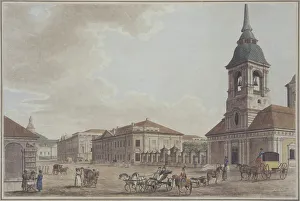 Liteyny Avenue in St. Petersburg, 1790. Artist: Malton, Thomas, the Elder (1726?1801)