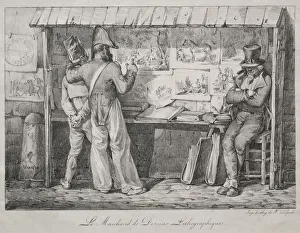 The Lithograph Dealer. Creator: Nicolas Toussaint Charlet (French, 1792-1845)
