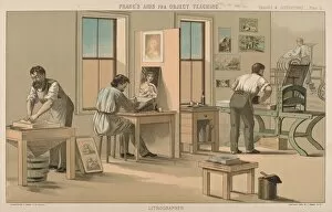 Workshop Gallery: Lithographer, 1874. Creator: Unknown