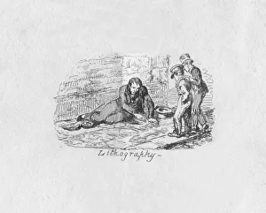 Lithographer Prints: Lithography, 1829. Artist: George Cruikshank