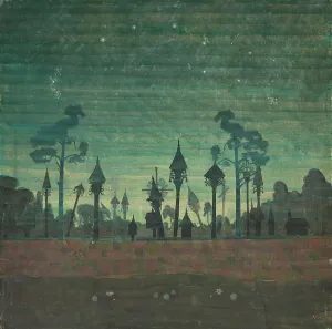 Ciurlionis Gallery: Lithuanian Graveyard