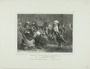 Raffet Denis Auguste Marie Prints: Little Aristocratic Club, July 28, 1830, 1831. Creator: Auguste Raffet
