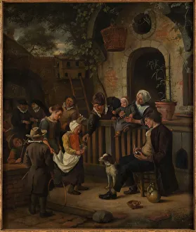 Jan Havickszoon Steen Prints: The little beggar, between 1663 and 1665. Creator: Jan Steen