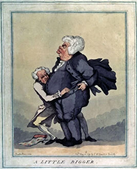 Obese Gallery: A Little Bigger, 1791. Artist: Thomas Rowlandson
