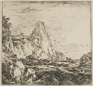 Herman Nauwincz Prints: The Little Bridge near the Rock