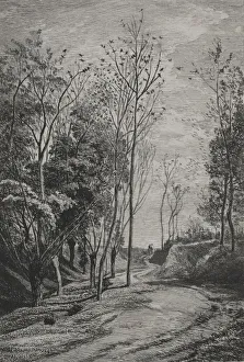 1817 1878 Prints: The Little Brids, 1850. Creator: Charles Francois Daubigny (French, 1817-1878)