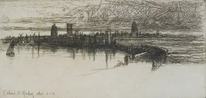 Etching And Drypoint Prints: Little Calais Pier, 1865. Creator: Francis Seymour Haden