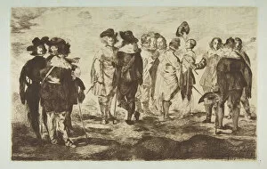 Velazquez Gallery: The Little Cavaliers, after 'Velázquez', 1861-62. Creator: Edouard Manet