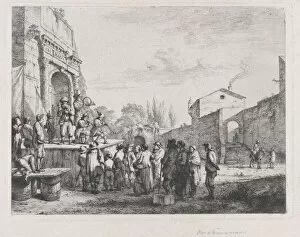 Group Of People Collection: The Little Charlatans, 1773. Creator: Jean-Jacques de Boissieu