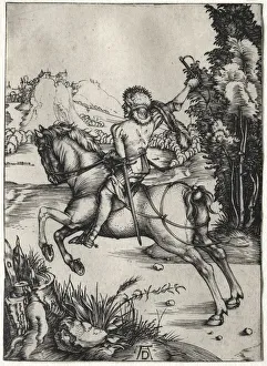 Late 15th Century Prints: The Little Courier, c. 1496. Creator: Albrecht Dürer (German, 1471-1528)