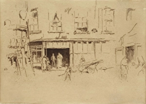 Whistler J Mcneill Prints: Little Court, 1886. Creator: James Abbott McNeill Whistler