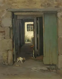 Aberdeen Art Gallery Museums Prints: The Little Court, 1900-1909. Creator: William Smith