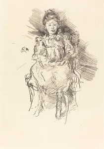 Rosenwald Collection Prints: Little Dorothy, 1896. Creator: James Abbott McNeill Whistler