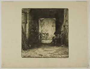 Maclaughlan Donald Shaw Prints: The Little Forge, 1902. Creator: Donald Shaw MacLaughlan