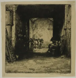 The Little Forge, 1902. Creator: Donald Shaw MacLaughlan