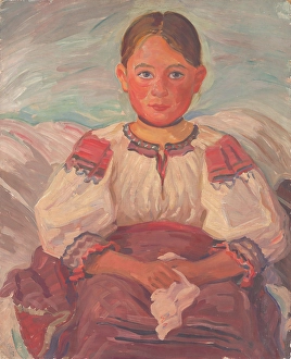 Little girl from Helpa, 1930-1940. Creator: Stefan Polkorab