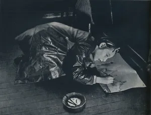 Cecil Walter Hardy Prints: A little girl left behind imagines the trek to the country, 1941. Artist: Cecil Beaton