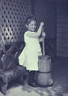 Platinum Prints 1900 Gmgpc Prints: Little girl wearing white chemise