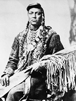 Little Head, North American Indian chief, c1885-90