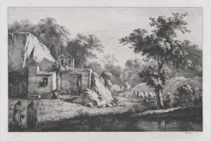 Boisseux Jean Jacques De Prints: The Little Hermitage, 1793. Creator: Jean-Jacques de Boissieu