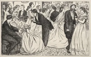 A Little Hop in Harley Street, 1863. Creator: George Louis Palmella Busson Du Maurier (British