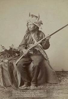 Resistance Collection: Little, the instigator of Indian Revolt at Pine Ridge, 1890, 1891. Creator: John C. H. Grabill