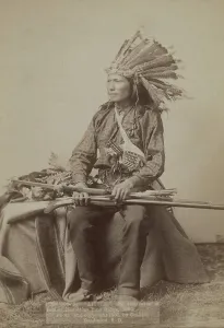 Grabill Prints: Little, the instigator of Indian revolt at Pine Ridge