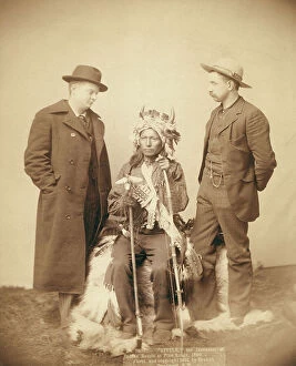 Resistance Collection: Little, the instigator of Indian Revolt at Pine Ridge, 1890, 1891. Creator: John C. H. Grabill