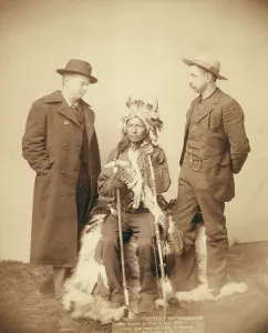Grabill Prints: Little, the instigator of Indian Revolt at Pine Ridge