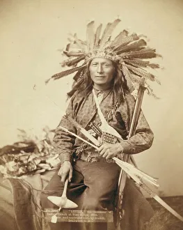 Grabill Prints: Little, the instigator of Indian Revolt at Pine Ridge
