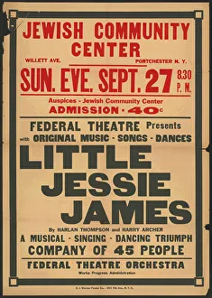 Farce Prints: Little Jessie James, Portchester, NY, [1930s]. Creator: Unknown