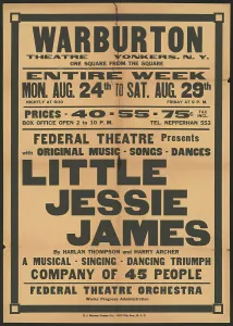 Warburton Theatre Prints: Little Jessie James, Yonker, NY, [193-]. Creator: Unknown