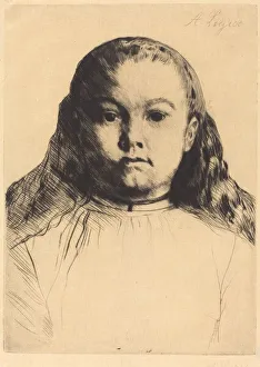 Little Marie (La petite Marie). Creator: Alphonse Legros
