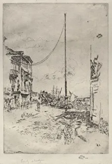 1834 1903 Prints: The Little Mast, 1880. Creator: James McNeill Whistler (American, 1834-1903)