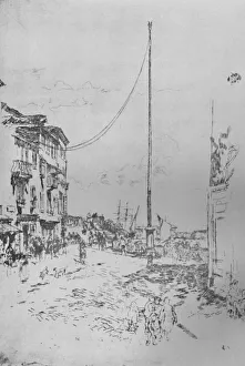 Cg Holme Prints: The Little Mast, c1880, (1925). Creator: James Abbott McNeill Whistler