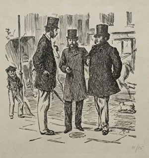 The Little Moment before the Introduction, 1865. Creator: George Louis Palmella Busson Du Maurier