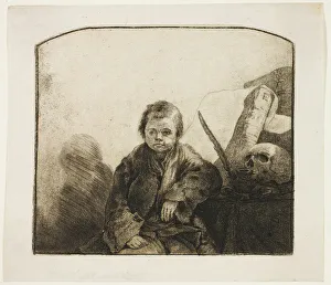 Norblin Jean Pierre Prints: The Little Philosopher, 1778. Creator: Jean Pierre Norblin