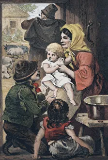 This little pig... infant amusement rhyme, c1860