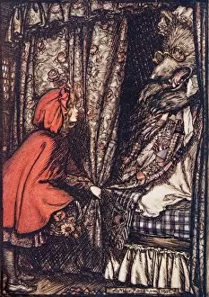 Childrens Illustration Gallery: Little Red Riding Hood, 1909