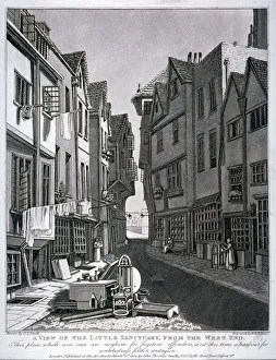 John Thomas Prints: Little Sanctuary, Westminster, London, 1807. Artist: William Fellows