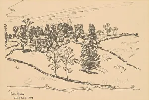 Frederick Childs Hassam Prints: The Little School House, Land of Nod, 1918. Creator: Frederick Childe Hassam